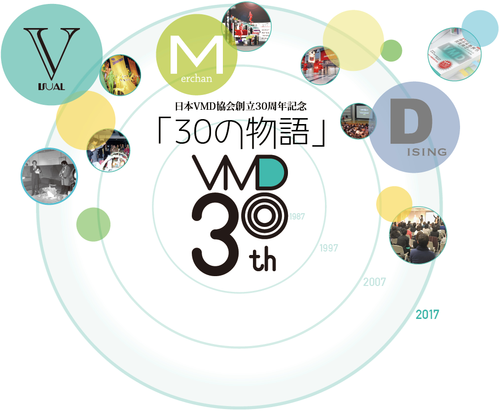 日本VMD協会創立30周年記念「30の物語」